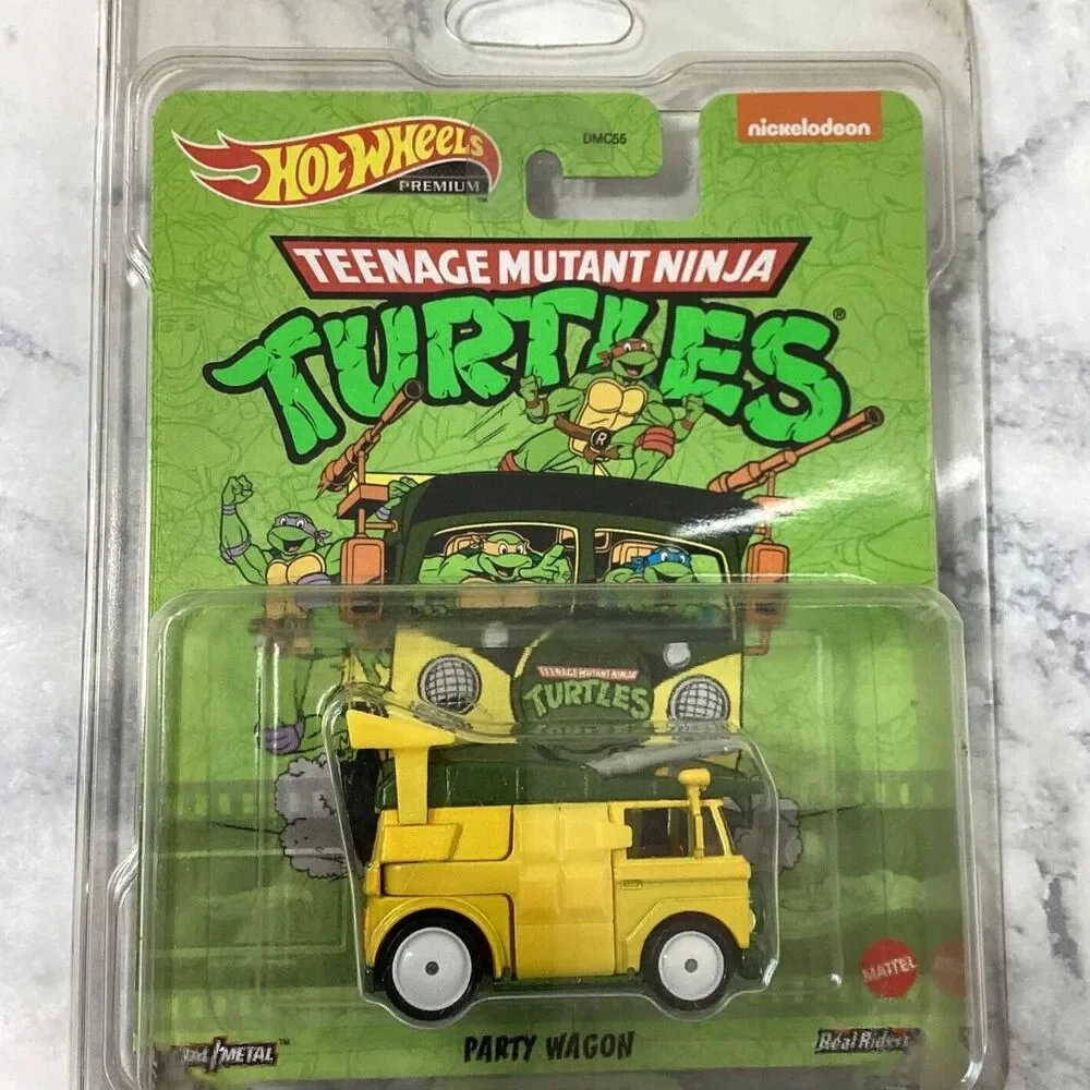Hot Wheels Premium TMNT Party Wagon Teenage Mutant Ninja Turtles New
